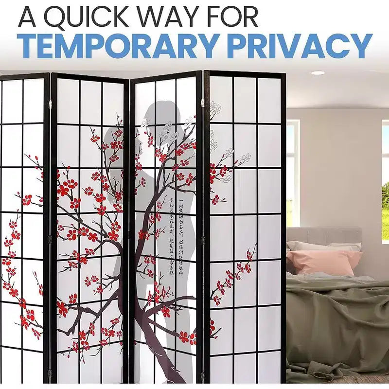 SereneLife 4-Panel Room Divider