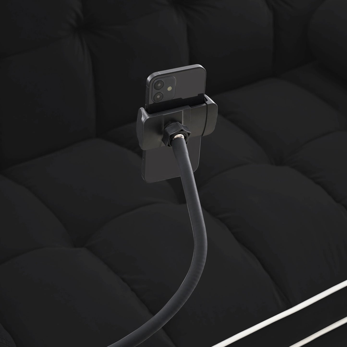 Velvet Convertible 55'' 2-Seater Sleeper Sofa with Pull-Out Bed, Adjustable Recline, Side Pockets, and Phone Holder