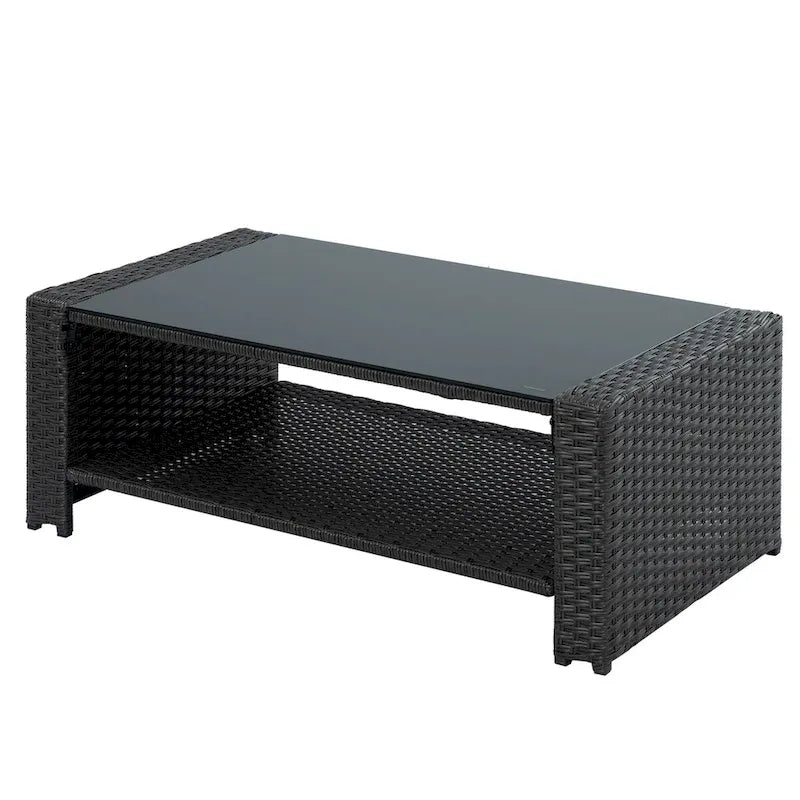 4-Piece Outdoor Patio Furniture Conversation Set
