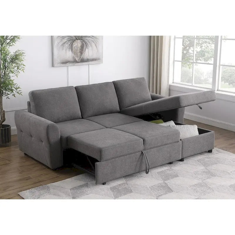 Kenna Sleeper Sofa Sectional with Storage