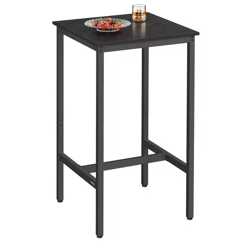 Small High Top Bar Table with Metal Frame – Seats 2