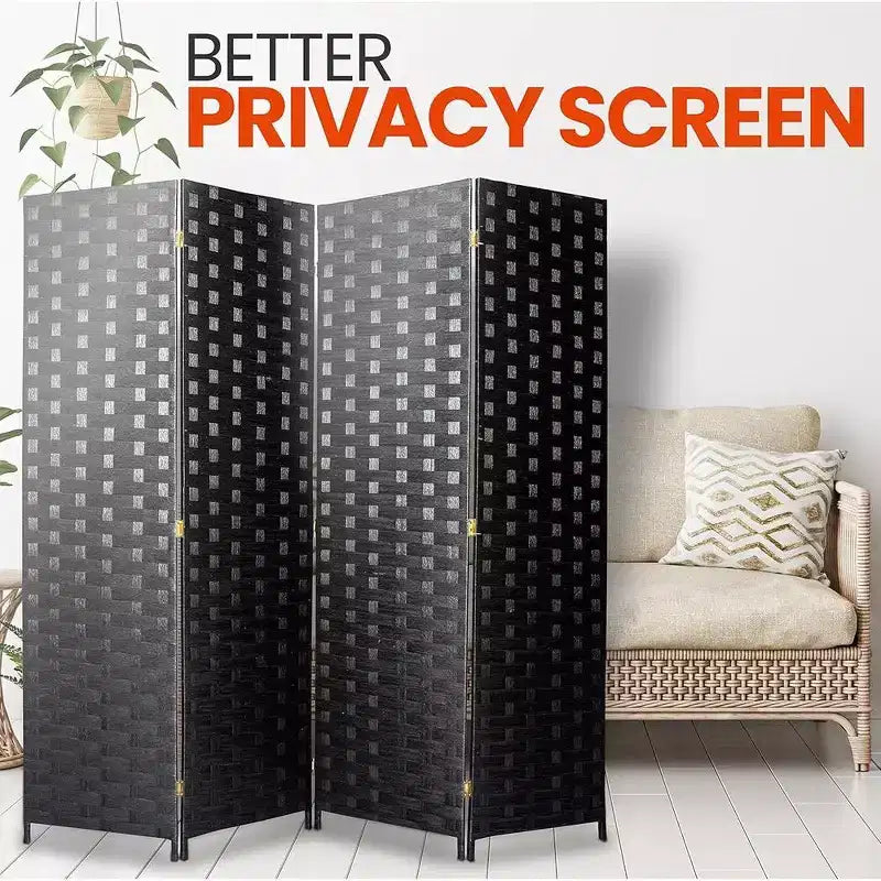 SereneLife 4-Panel Room Divider