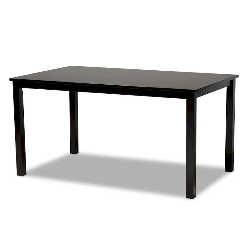 Modern and Contemporary Upholstered Wood 7-Piece Dining Set