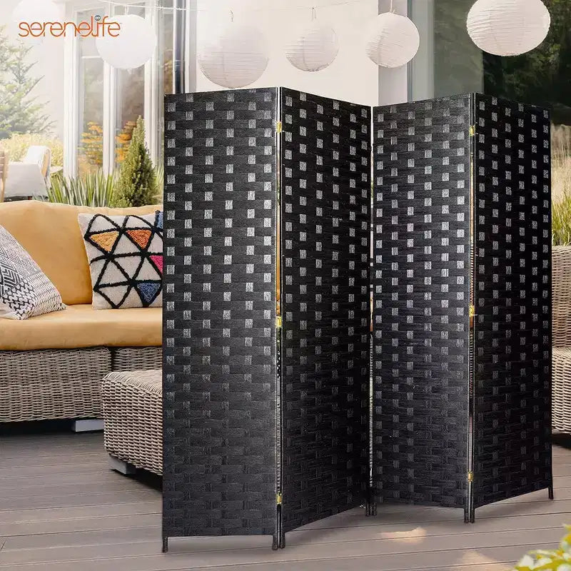 SereneLife 4-Panel Room Divider