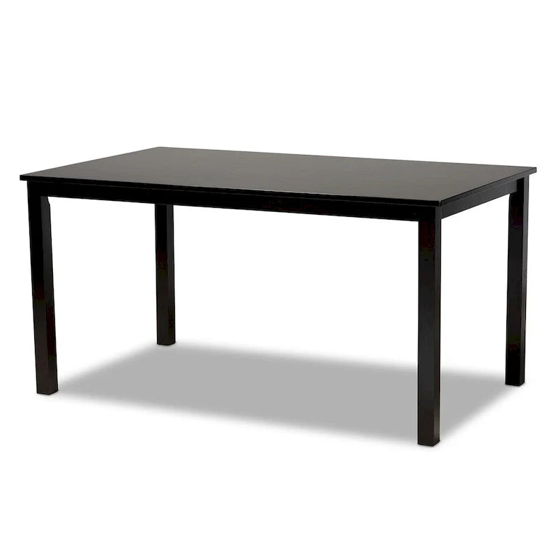 Modern and Contemporary Upholstered Wood 7-Piece Dining Set