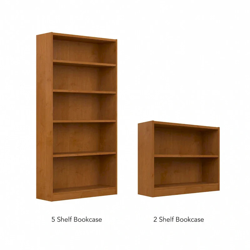 Universal Tall 5 Shelf Bookcase Storage by Bush Furniture