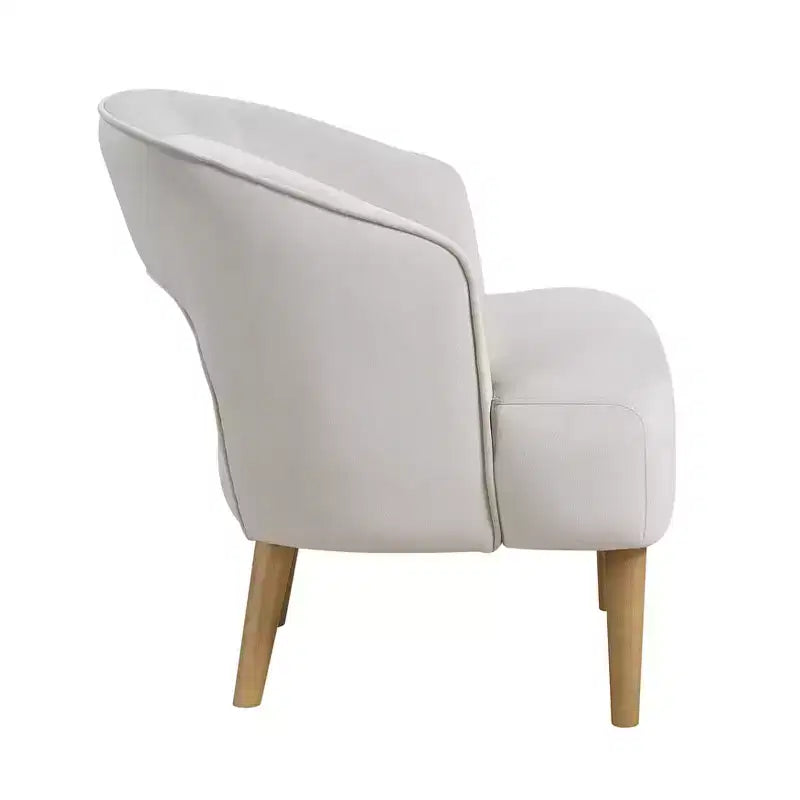 GDFStudio Bennett Contemporary Velvet Upholstered Barrel Accent Chair