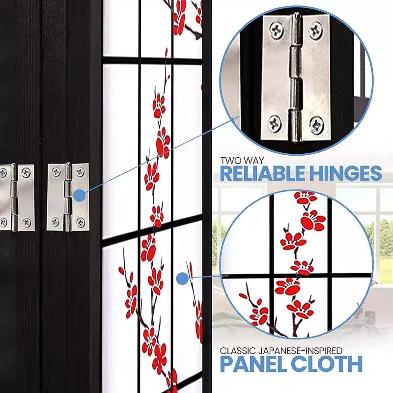SereneLife 4-Panel Room Divider