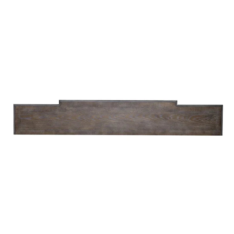 Antique White & Weathered Bark 72 Inch Hall Console Table