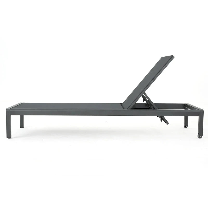 Cape Coral Outdoor Aluminum 3-piece Chaise Lounge Set by Christopher Knight Home