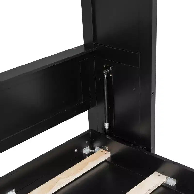 Whisen Full Size Murphy Bed with Storage Cabinets