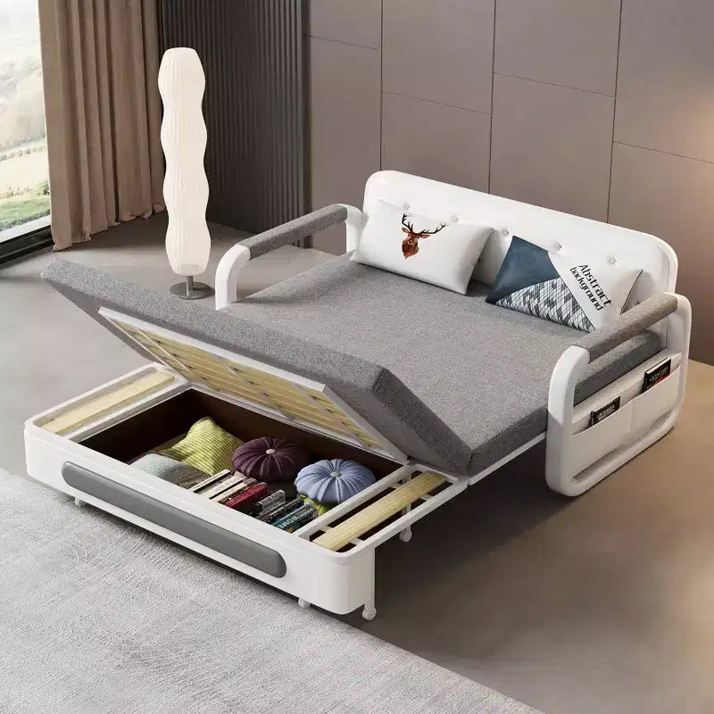 Modern Sofa Bed 62.2" Sleeper Sofa, Folding Mattress Couch