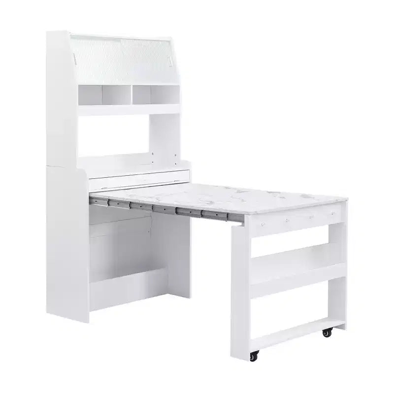 Whisen 33.5 Buffet with Hutch & Foldable Table