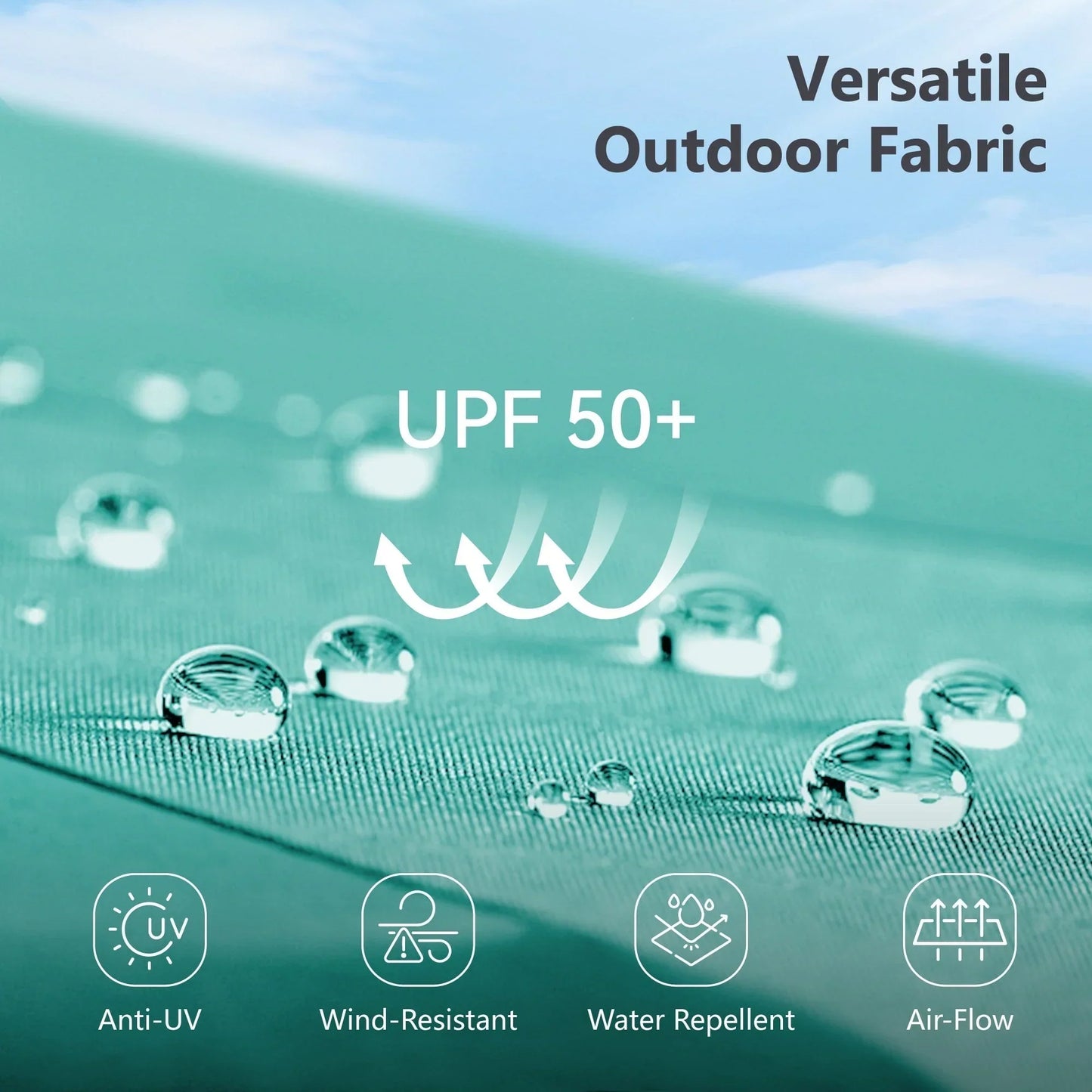 MAISON ARTS 15ft Double-Sided Patio Extra Large Twin Umbrella with Base Included