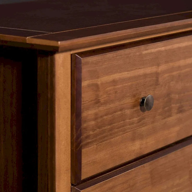 Grain Wood Furniture 5-drawer Solid Wood Chest