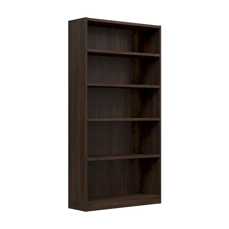 Universal Tall 5 Shelf Bookcase Storage by Bush Furniture