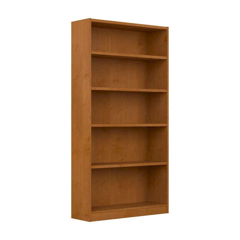Universal Tall 5 Shelf Bookcase Storage by Bush Furniture