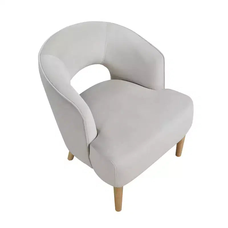 GDFStudio Bennett Contemporary Velvet Upholstered Barrel Accent Chair
