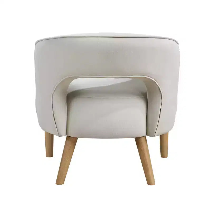 GDFStudio Bennett Contemporary Velvet Upholstered Barrel Accent Chair