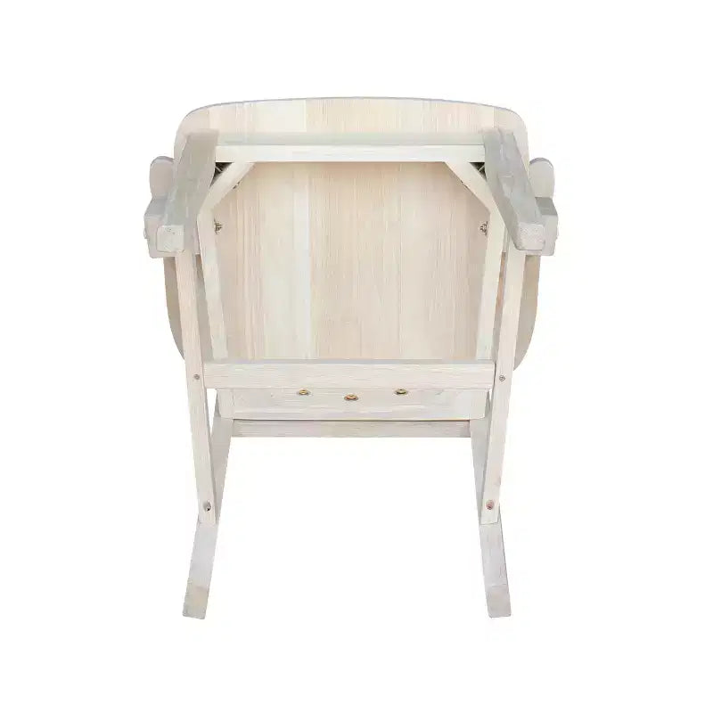 Mission Side Chair with Arms – Unfinished Solid Wood