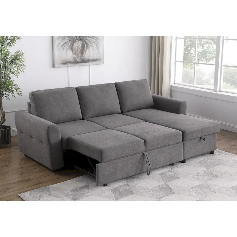 Kenna Sleeper Sofa Sectional with Storage