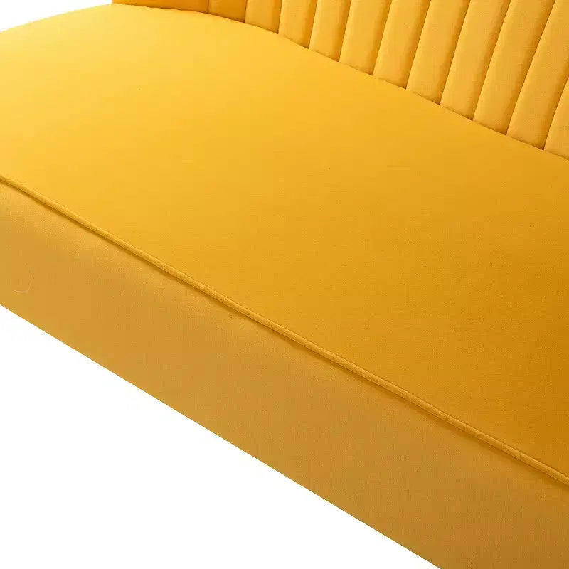 Velvet Nicolas Loveseat Chair Contemporary 2-Seater Sofa for Living Room and Bedroom Tufted Back Loveseat | Karat Home