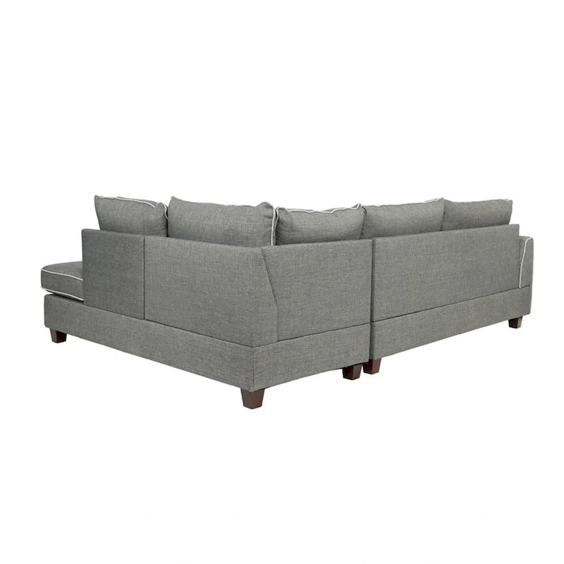 3 Piece Fabric Sectional Sofa