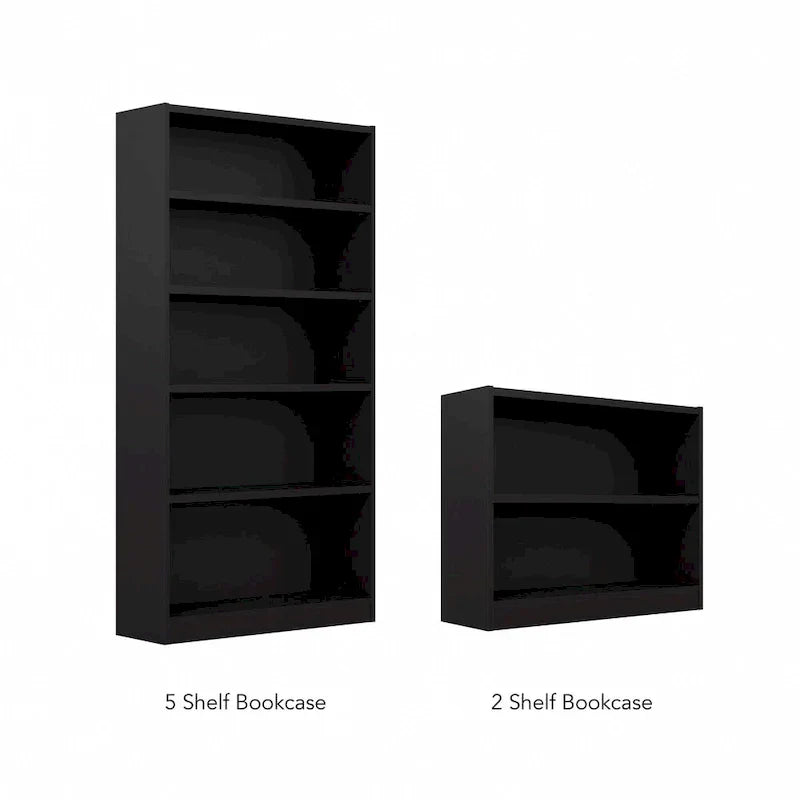 Universal Tall 5 Shelf Bookcase Storage by Bush Furniture