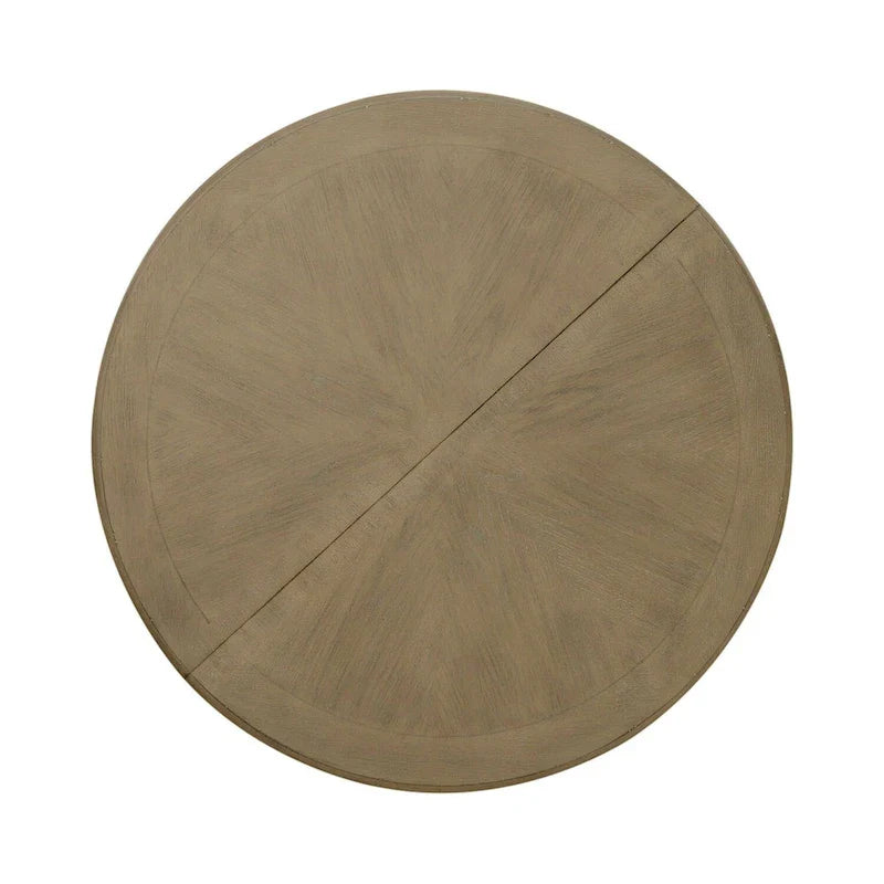 Magnolia Manor Round Pedestal Dining Table with Expandable Leaves - 2 Finishes