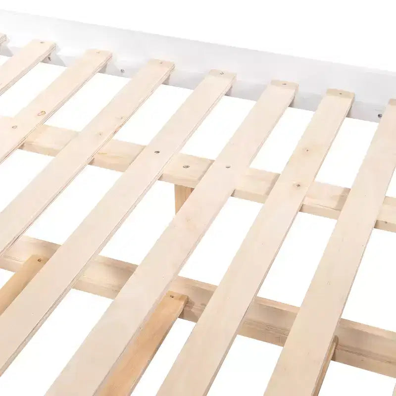 Whisen Full Over Full Wooden Bunk Bed with Twin Size Trundle