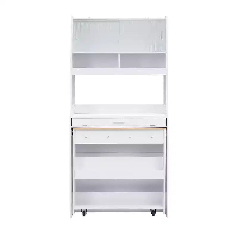 Whisen 33.5 Buffet with Hutch & Foldable Table