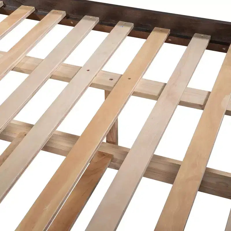 Whisen Full Over Full Wooden Bunk Bed with Twin Size Trundle