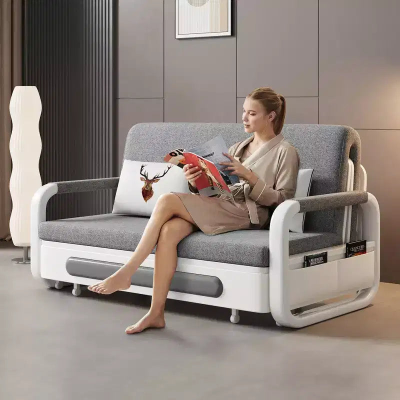 Modern Sofa Bed 62.2" Sleeper Sofa, Folding Mattress Couch