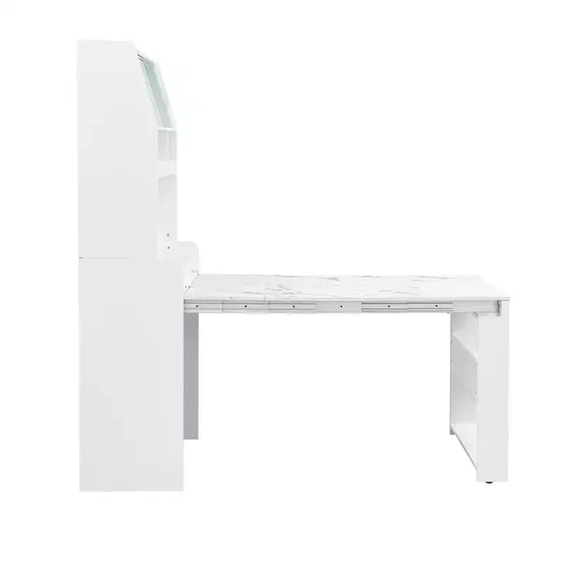 Whisen 33.5 Buffet with Hutch & Foldable Table