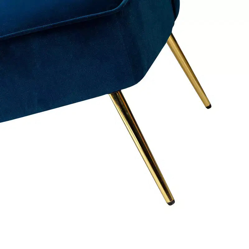Velvet Nicolas Loveseat Chair Contemporary 2-Seater Sofa for Living Room and Bedroom Tufted Back Loveseat | Karat Home