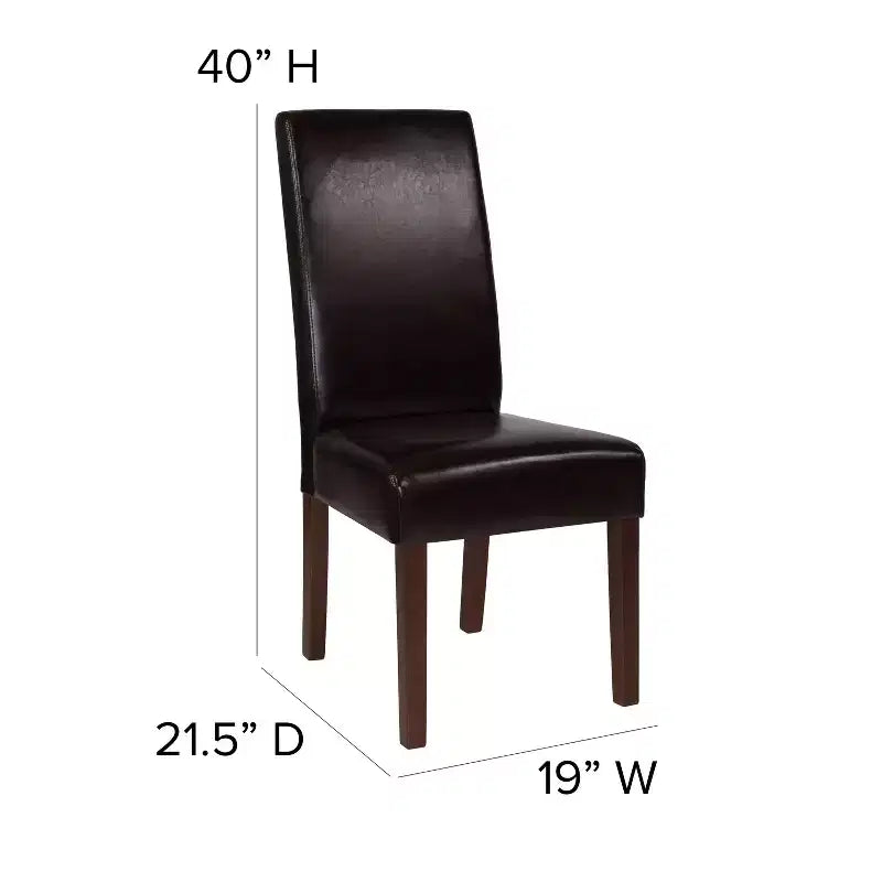 Flash Furniture Set of 4 Greenwich Series Parsons Chairs