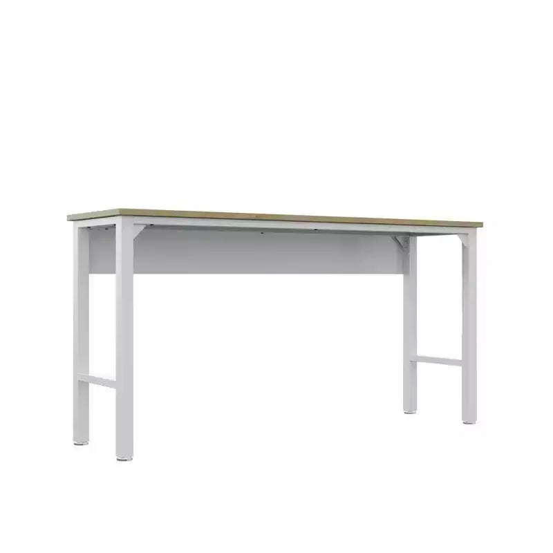 Manhattan Comfort Fortress 3pc Mobile Space Saving Garage Cabinet and Worktable Set 3.0 White