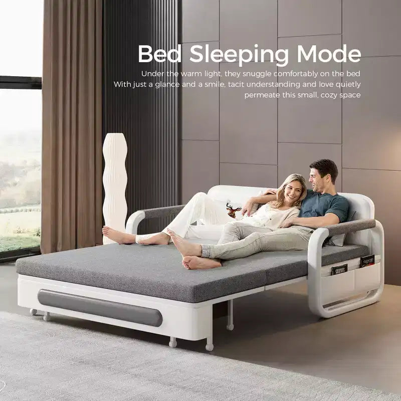 Modern Sofa Bed 62.2" Sleeper Sofa, Folding Mattress Couch