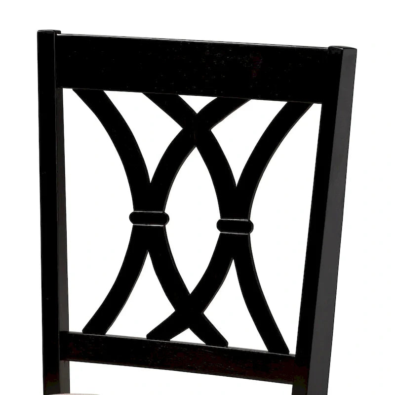 Modern and Contemporary Upholstered Wood 7-Piece Dining Set