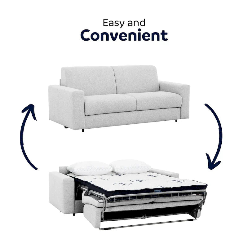 78 in. Full Sleeper Sofa with Memory Foam Mattress