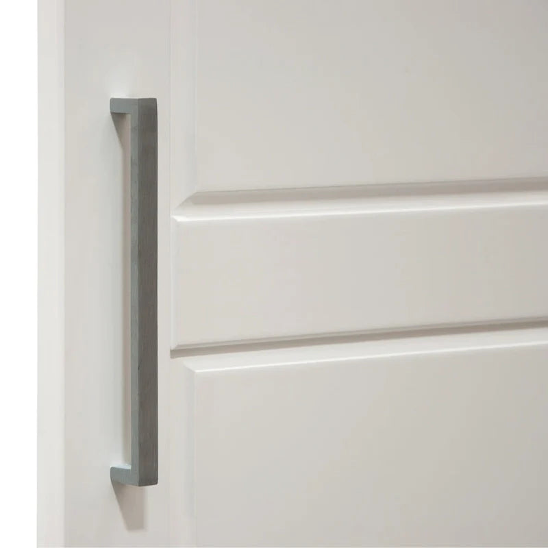 3-Door Solid Pine Wood Wardrobe Armoire, 72"H x 56"W, Mirrored or Panel Door, 3 Clothing Rods