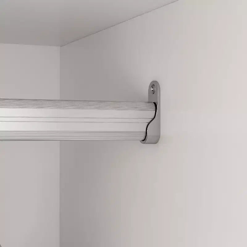 Modern Wardrobe with Mirror Closet Organization Armoire: Sturdy Rails, Smooth Drawers Practical & Stylish