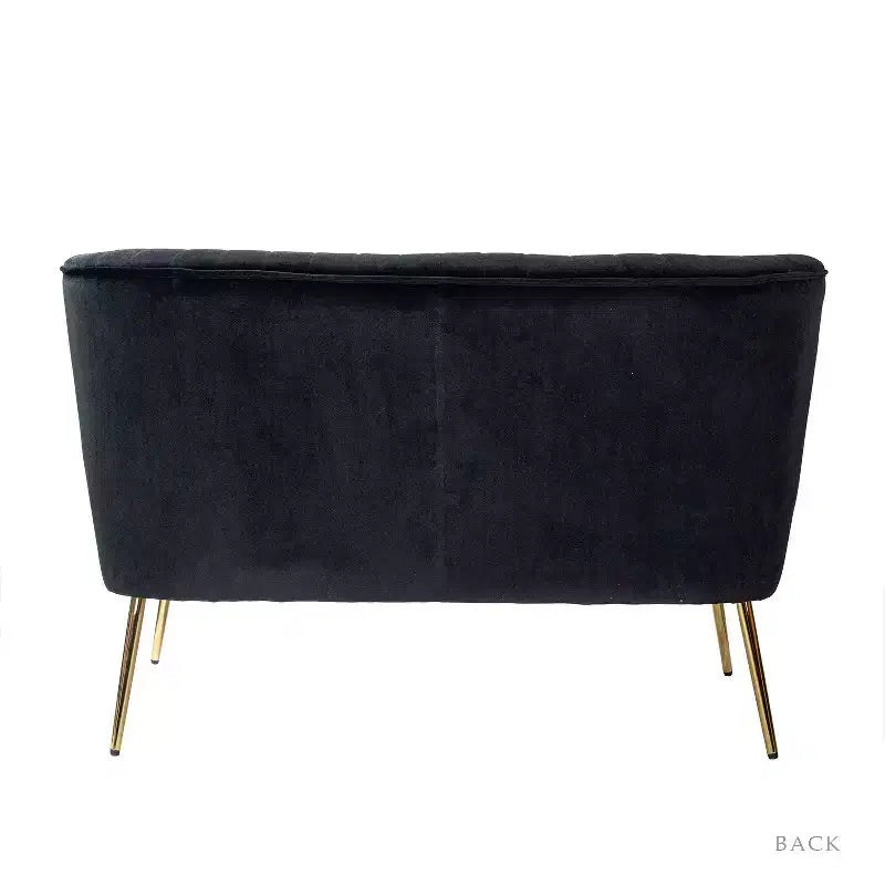 Velvet Nicolas Loveseat Chair Contemporary 2-Seater Sofa for Living Room and Bedroom Tufted Back Loveseat | Karat Home