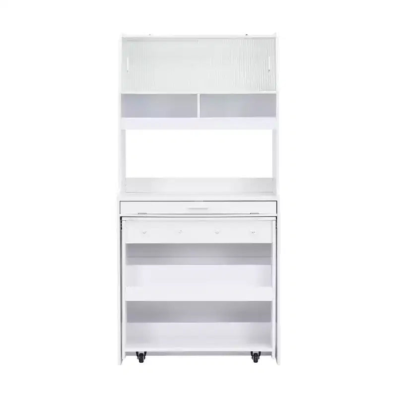Whisen 33.5 Buffet with Hutch & Foldable Table