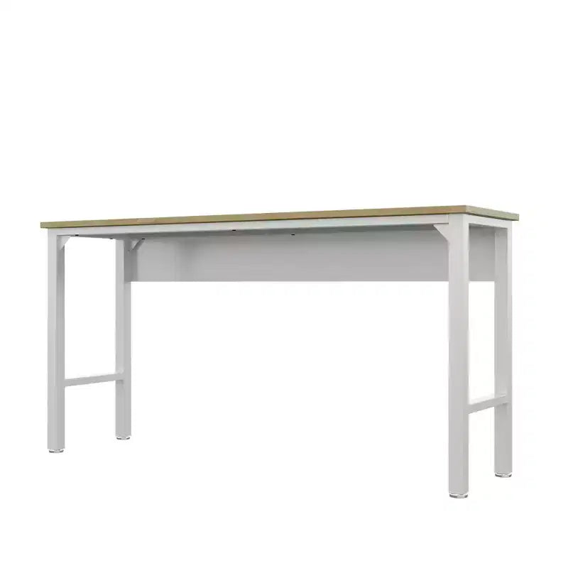 Manhattan Comfort Fortress 3pc Mobile Space Saving Garage Cabinet and Worktable Set 3.0 White