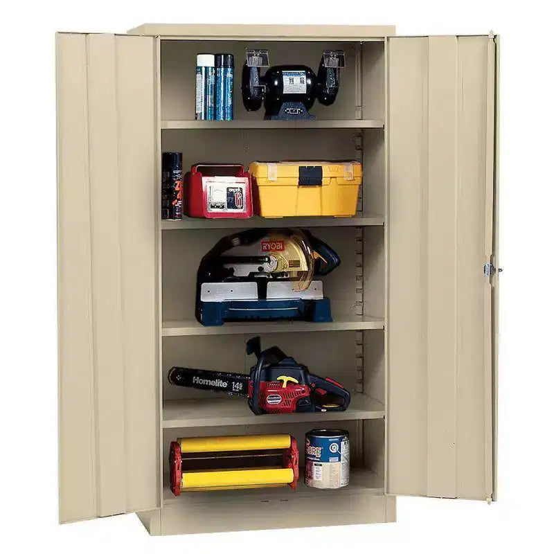 Edsal 36"Wx18"Dx72"H Steel Freestanding Cabinet Beige