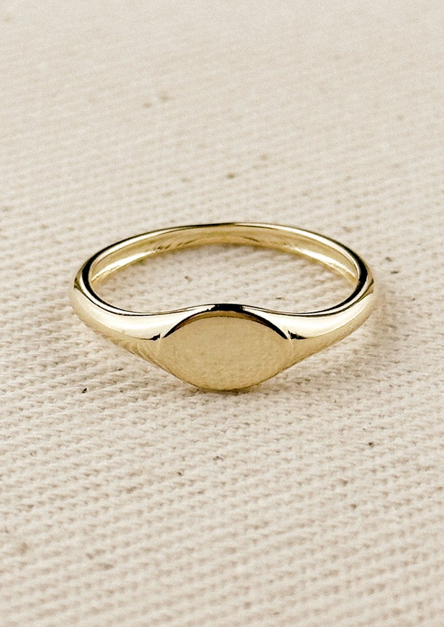 Secure Fit 18K Gold Fill Signet Ring