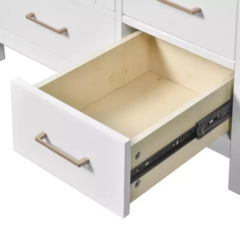 30-Inch Bathroom Vanity with Sink, Storage Drawers & Soft-Close Doors