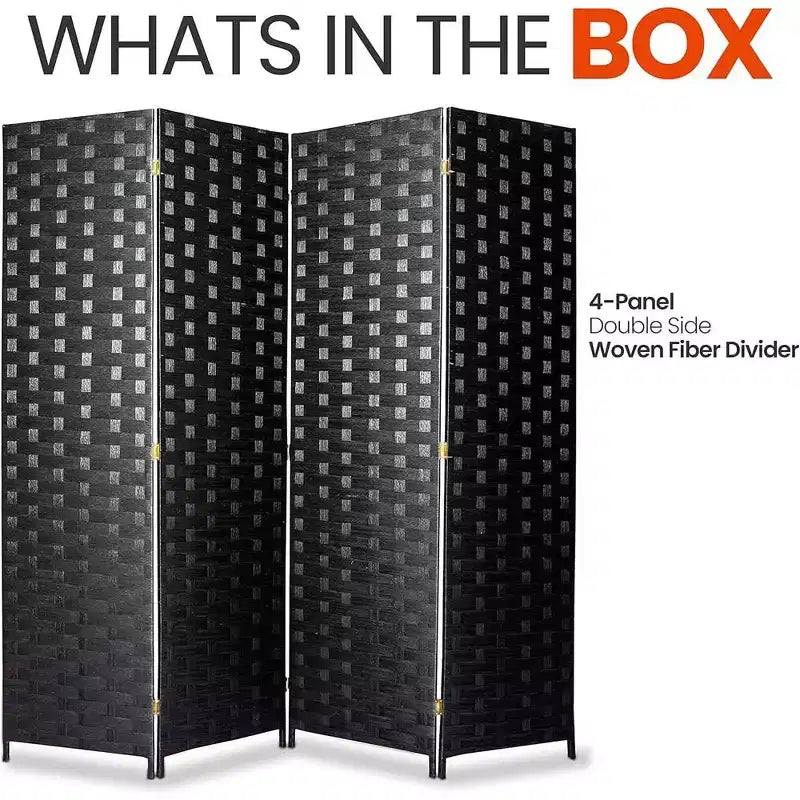 SereneLife 4-Panel Room Divider