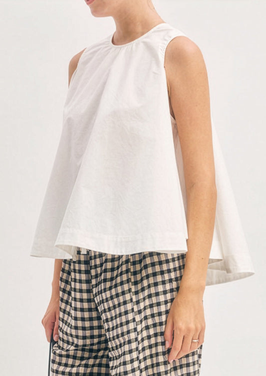 White 100% Cotton Minimalist T-Shirt